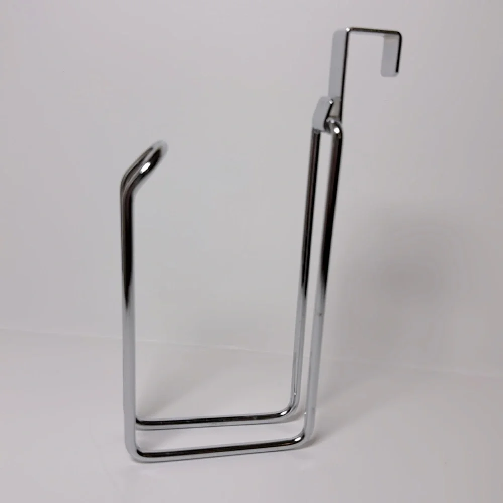 InterDesign Over the Tank Metal Toilet Paper Holder Bathroom Organizer